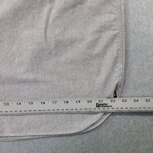 Ralph Lauren Mens Large Button Down Shirt LS Gray Flesh Pony - Picture 8 of 14